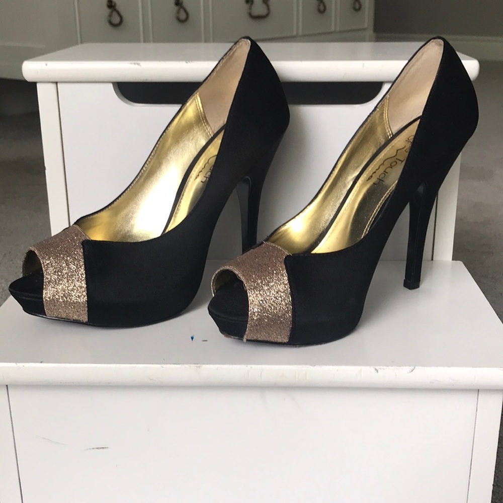 Gorgeous peep-toe heels